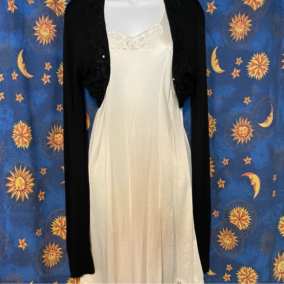 Y2K black sequin Urban Behavior shrug - Picture 5 of 6